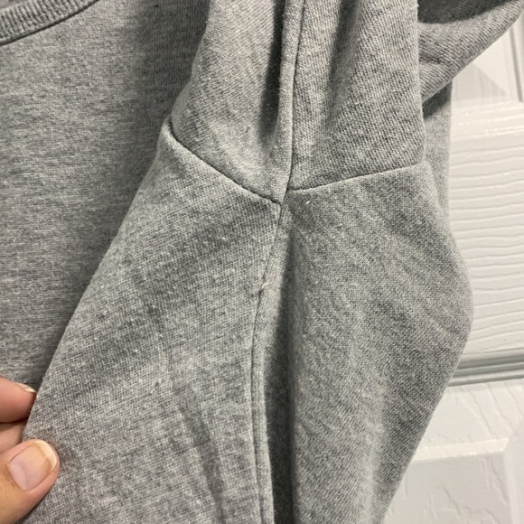 Floral Embroidered Gray Sweatshirt - Picture 8 of 10